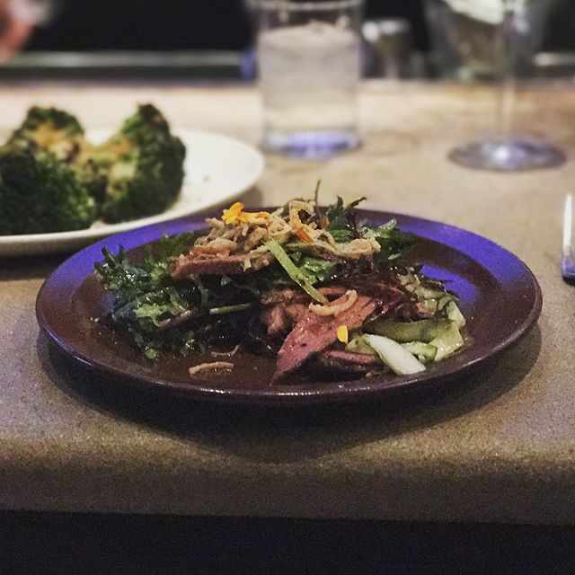 Had a small but amazingly delicious dinner last night at #jamesbeard Award semi-finalist @nopa_sf. Can't believe I'm saying this, but the side of broccoli was my favorite dish. So good!