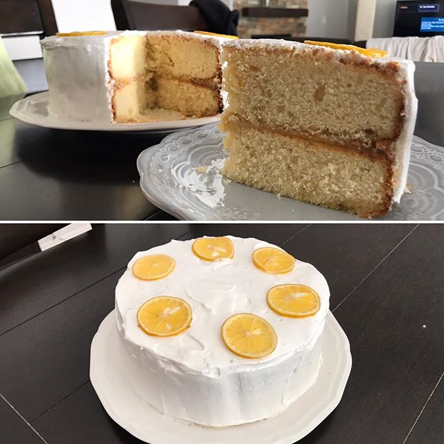 I made a Lemon Cake today!

The name is deceiving, it’s about 2% lemon and 98% sugar.